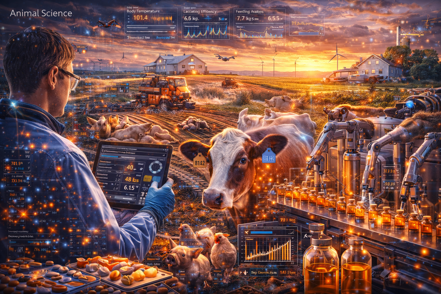 Livestock Genomics and AI Monitoring